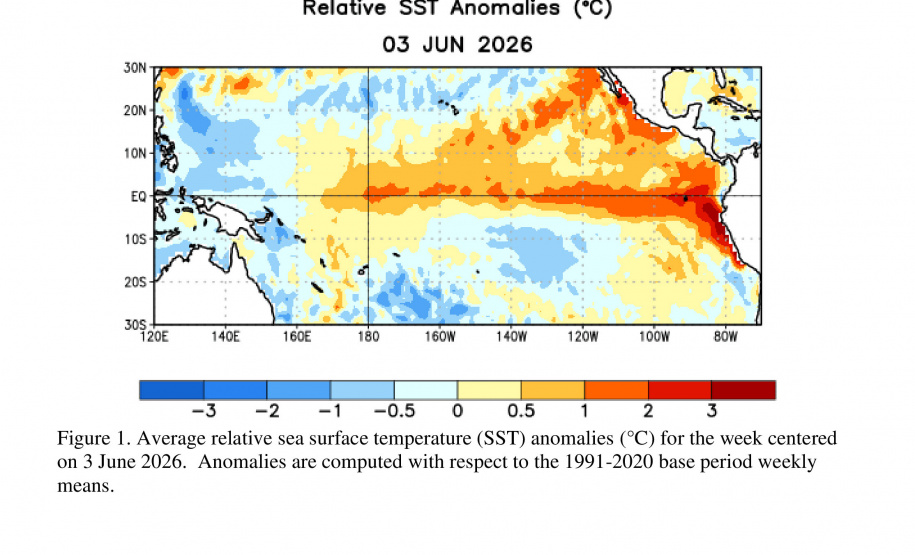SIMEPAR - AGÊNCIA AMERICANA CONFIRMA INÍCIO DO EL NIÑO. IMPACTOS NO PARANÁ COMEÇAM A PARTIR DE JULHO