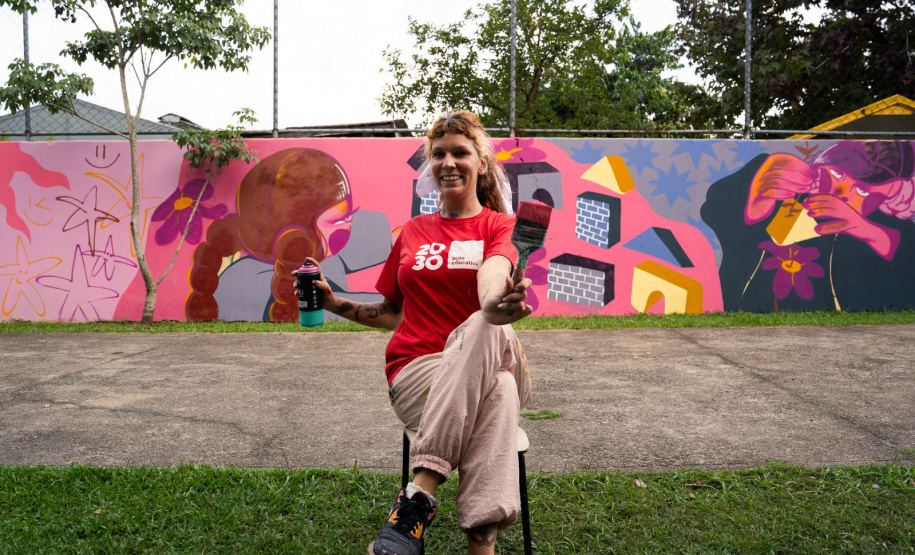 Secretaria de Estado da Cultura viabiliza projeto artístico em 10 escolas públicas de Curitiba