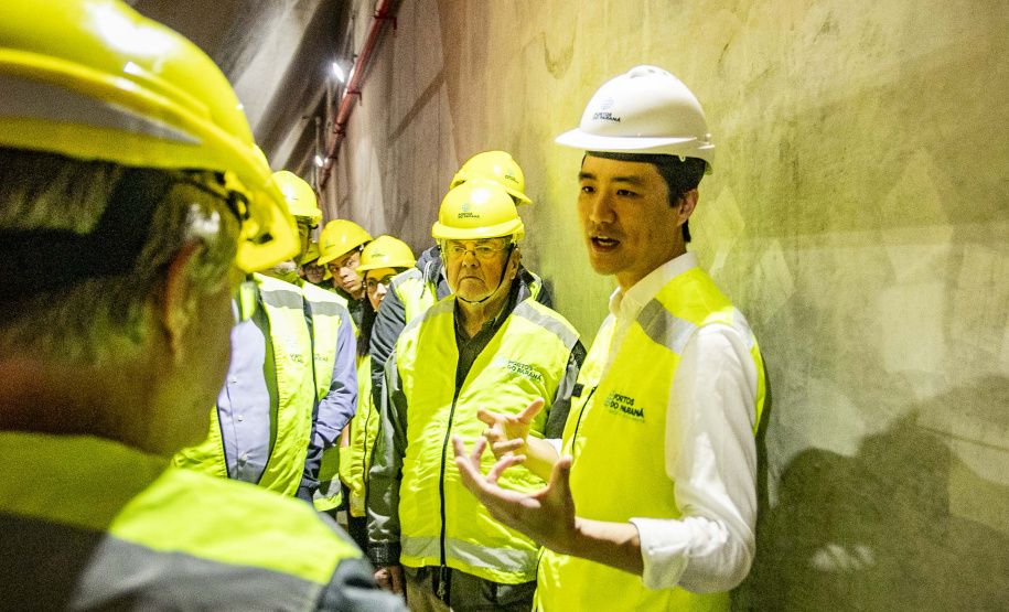 Movimento Pró-Paraná conhece projetos da Portos do Paraná e visita obras do Moegão