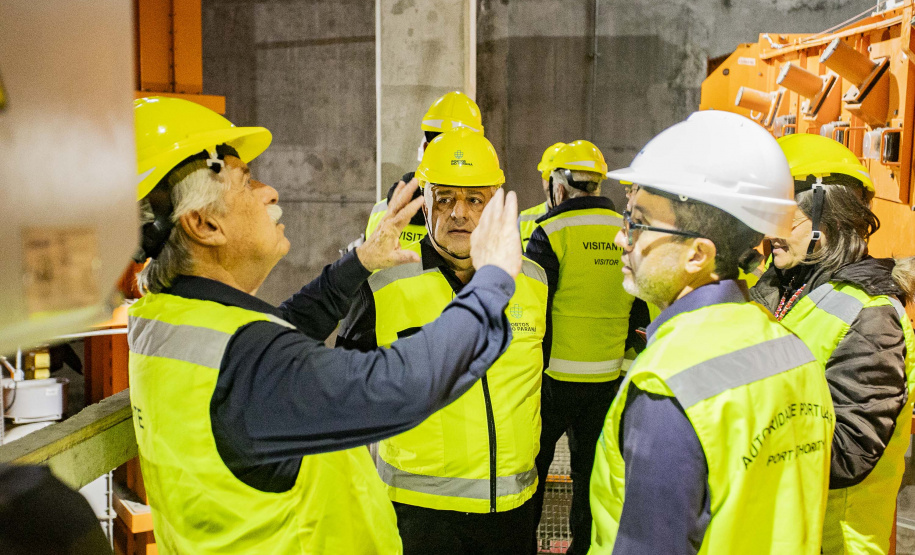 Movimento Pró-Paraná conhece projetos da Portos do Paraná e visita obras do Moegão