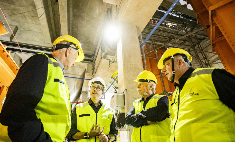 Movimento Pró-Paraná conhece projetos da Portos do Paraná e visita obras do Moegão