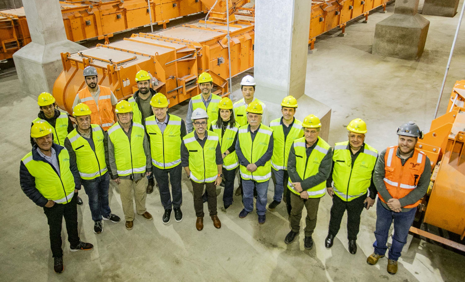 Movimento Pró-Paraná conhece projetos da Portos do Paraná e visita obras do Moegão