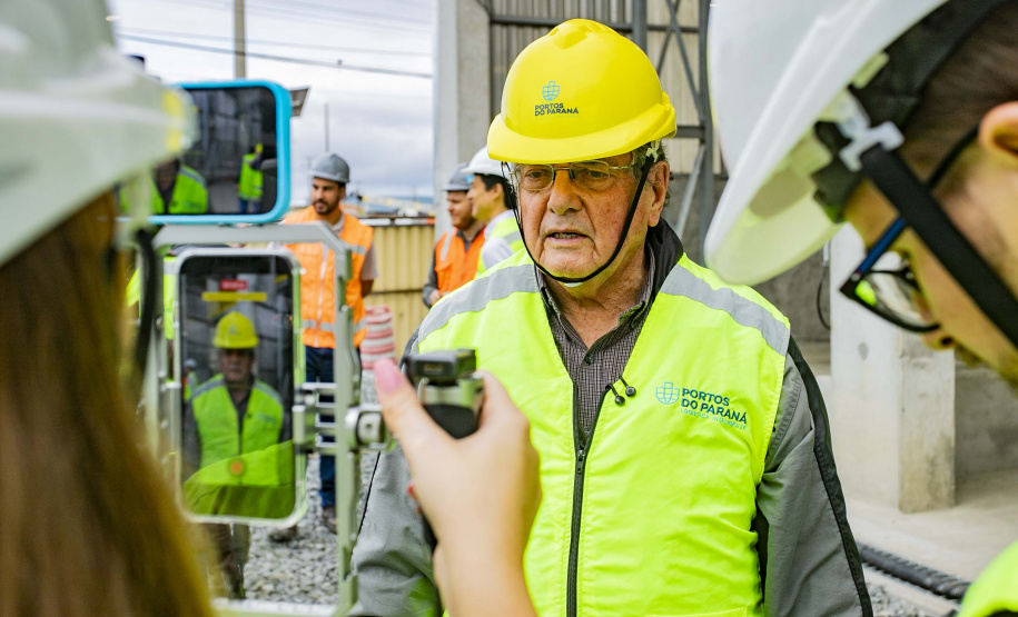 Movimento Pró-Paraná conhece projetos da Portos do Paraná e visita obras do Moegão