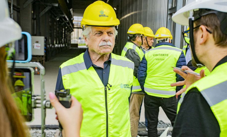 Movimento Pró-Paraná conhece projetos da Portos do Paraná e visita obras do Moegão