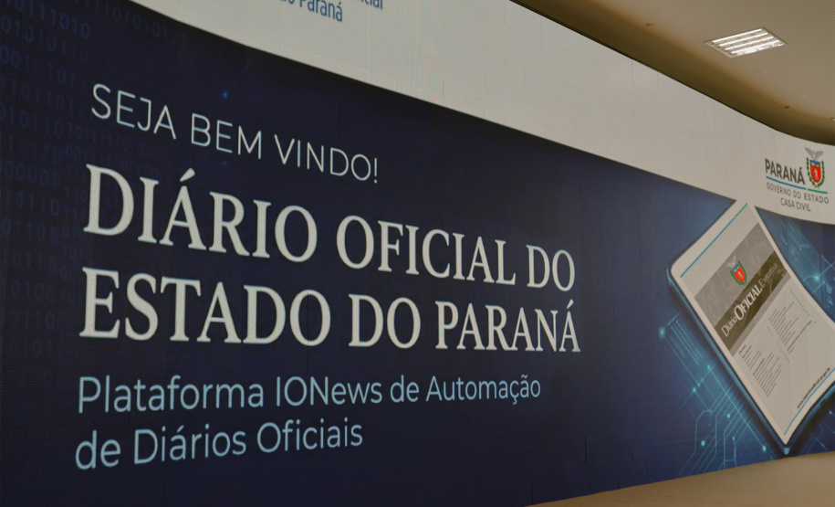Governo do Paraná moderniza Diário Oficial com nova plataforma digital e amplia transparência dos atos públicos