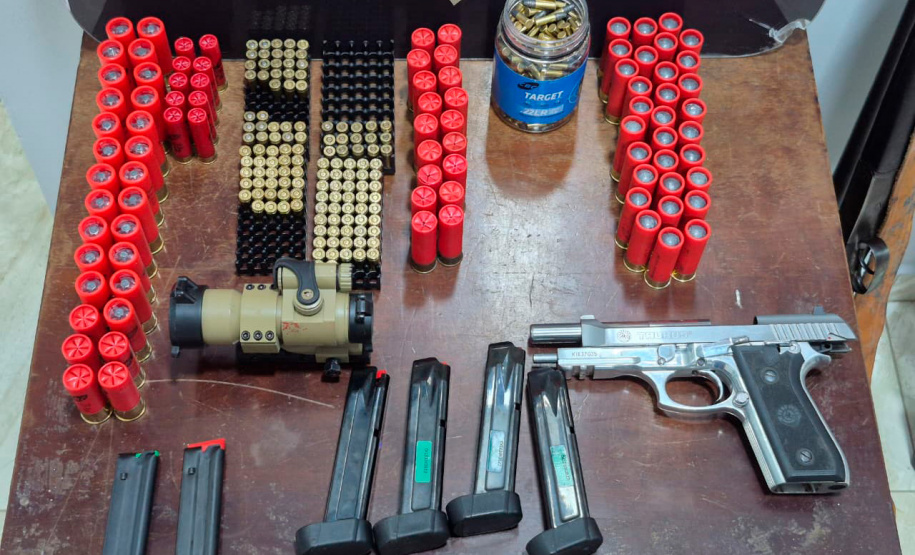 PCPR prende seis pessoas e apreende arsenal durante operação contra comércio ilegal de armas