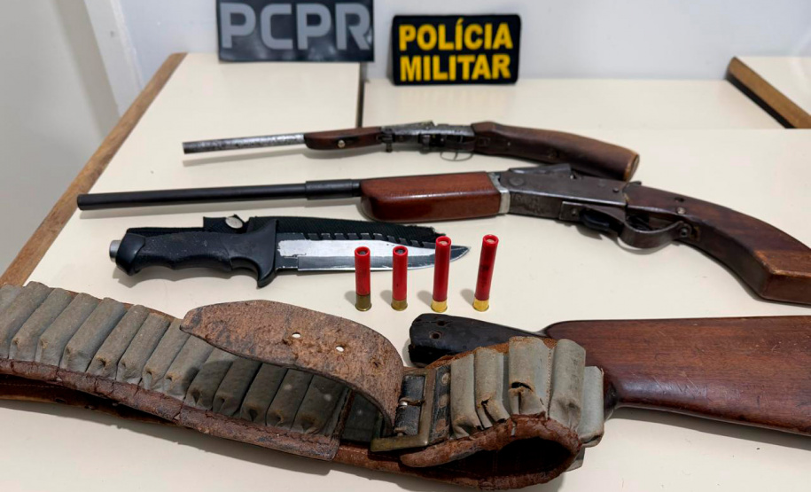 PCPR prende seis pessoas e apreende arsenal durante operação contra comércio ilegal de armas