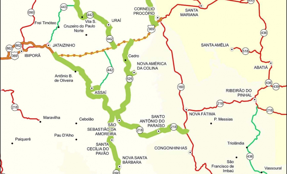 DER - Uraí e Rancho Alegre