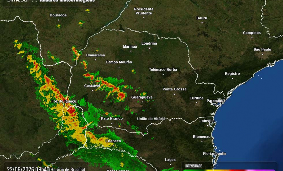 PRIMEIRA FRENTE FRIA DO INVERNO COMEÇA A ATRAVESSAR O PARANÁ