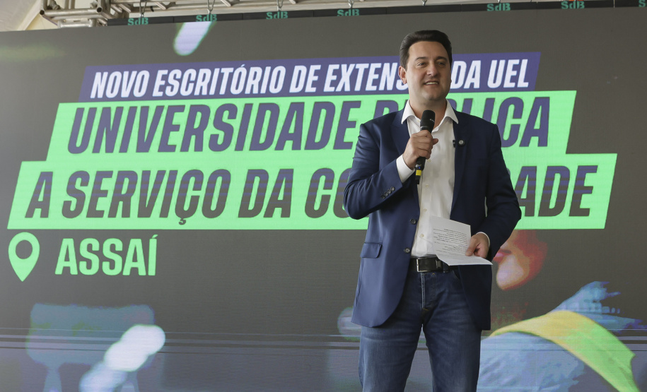 Governador Ratinho Junior inaugura Escritório de Extensão da UEL em Assaí