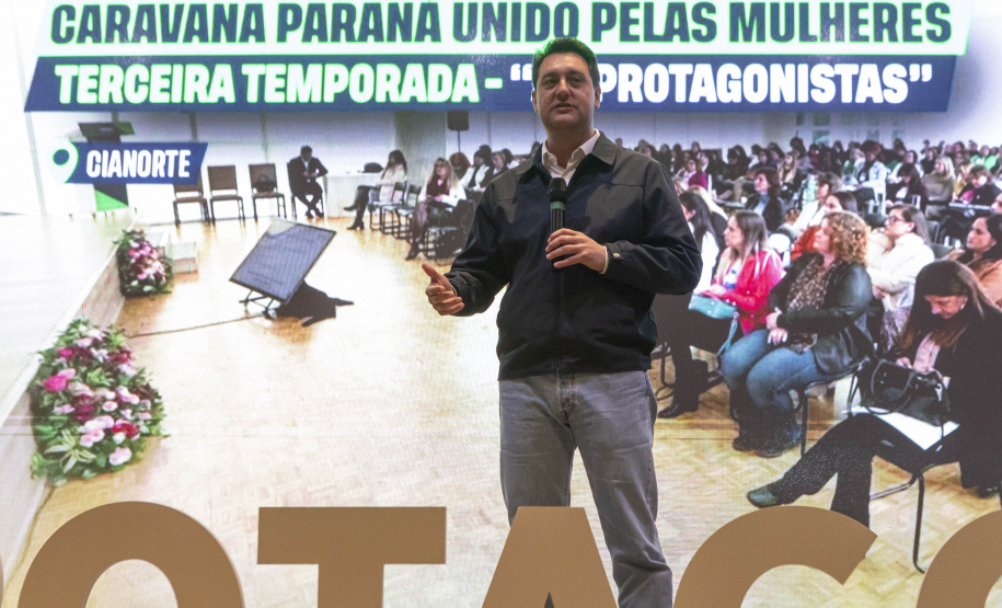 Governador confirma R$ 23,3 milhões para Cianorte durante Caravana Paraná Unido pelas Mulheres