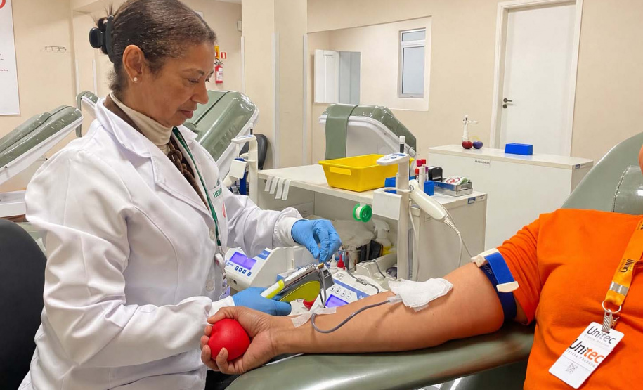 Junho Vermelho: Hemepar reforça pedido de doação de sangue dos tipos O+ e O- no Estado