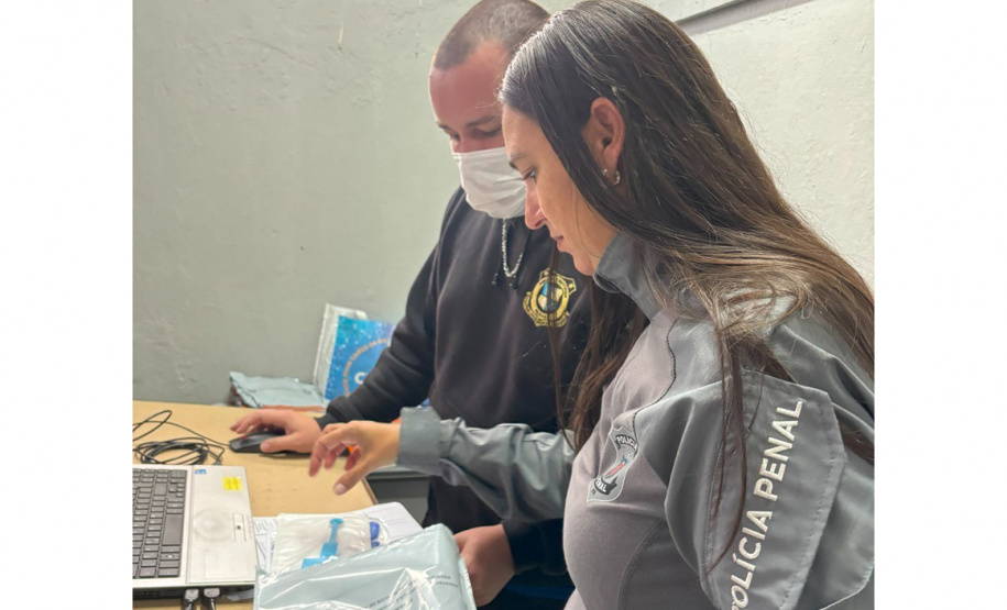 Penitenciária Central do Estado atinge 100% de coletas de DNA e se torna a primeira unidade autônoma na captação de amostras genéticas no Paraná