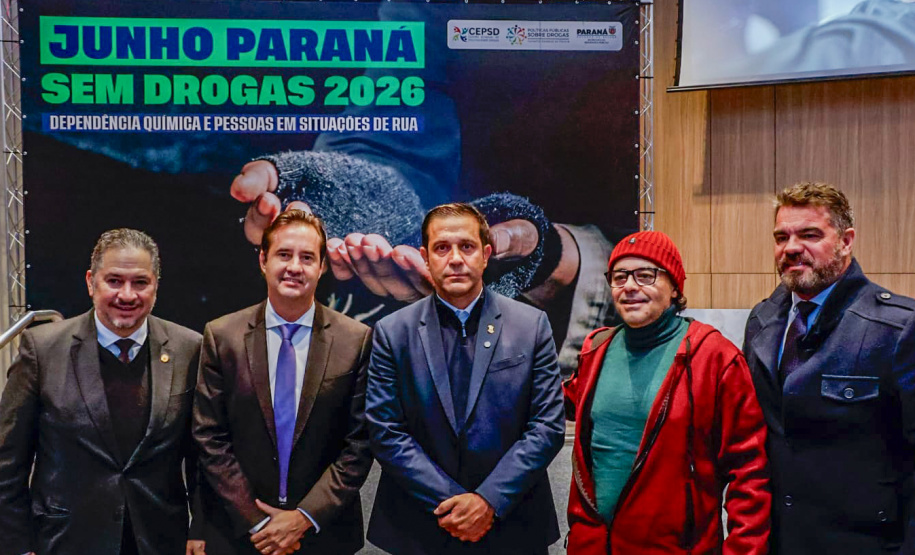 Sesp abre Junho Paraná Sem Drogas com foco em ações integradas e apoio a vulneráveis