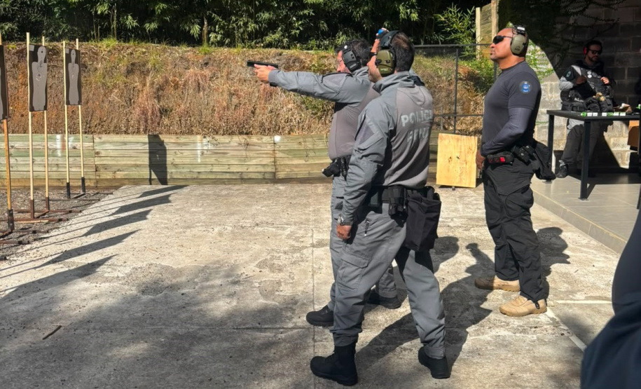 Polícia Penal do Paraná capacita mais de 770 servidores para o uso de novas pistolas Glock G17 em todo o Estado