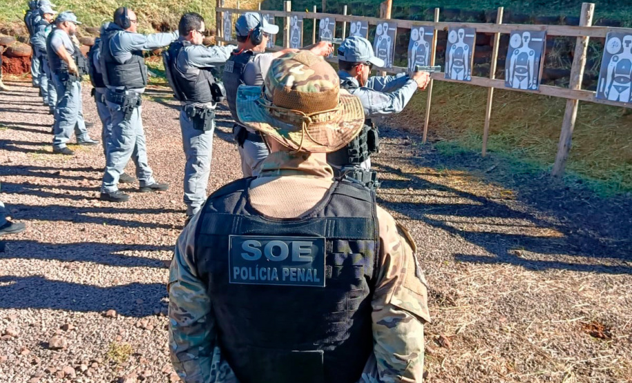 Polícia Penal do Paraná capacita mais de 770 servidores para o uso de novas pistolas Glock G17 em todo o Estado