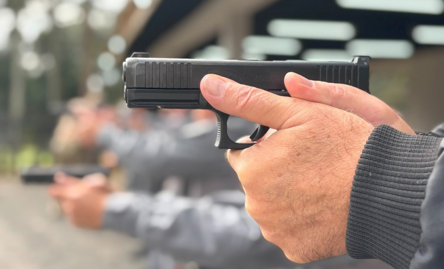 Polícia Penal do Paraná capacita mais de 770 servidores para o uso de novas pistolas Glock G17 em todo o Estado