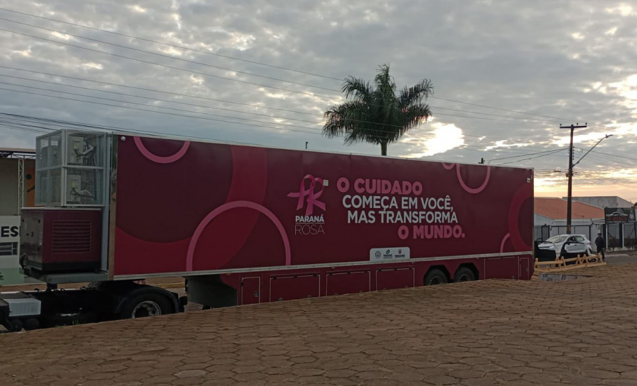 Carreta Saúde da Mulher chega a Congonhinhas para atender cinco municípios da região