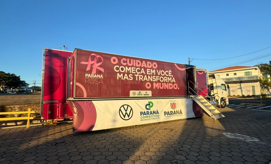 Carreta Saúde da Mulher chega a Congonhinhas para atender cinco municípios da região