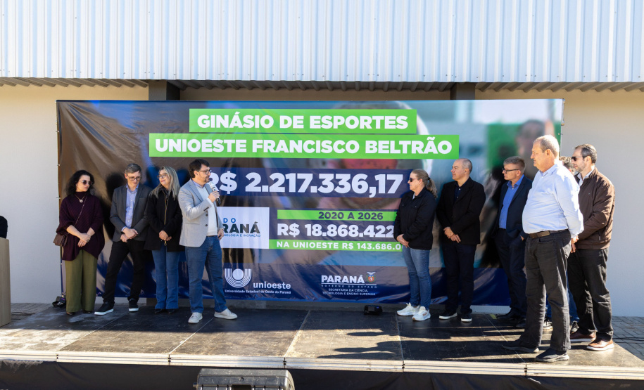 Unioeste inaugura novo ginásio de esportes em Francisco Beltrão