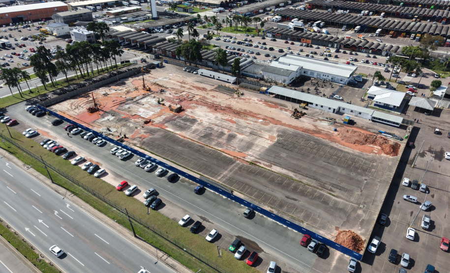 Ceasa Curitiba avança nas obras do novo Mercado de Flores com início das fundações