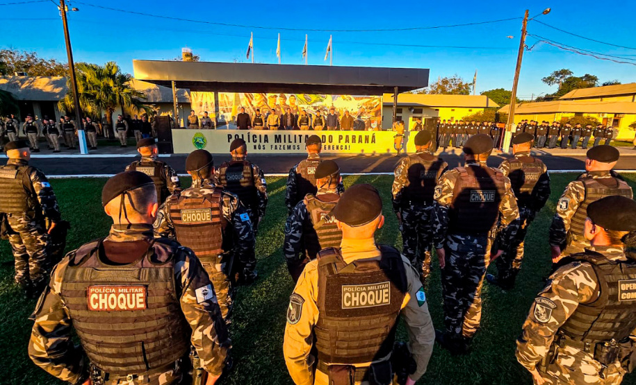 Foz do Iguaçu ganha Companhia de Polícia de Choque para reforçar segurança na Tríplice Fronteira