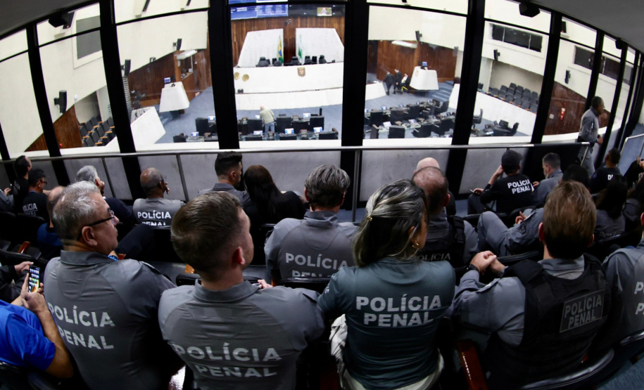 Aprovado projeto de lei que promove isonomia da Polícia Penal do Paraná com demais forças de segurança
