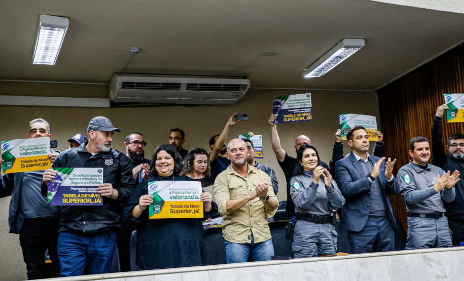 Aprovado projeto de lei que promove isonomia da Polícia Penal do Paraná com demais forças de segurança