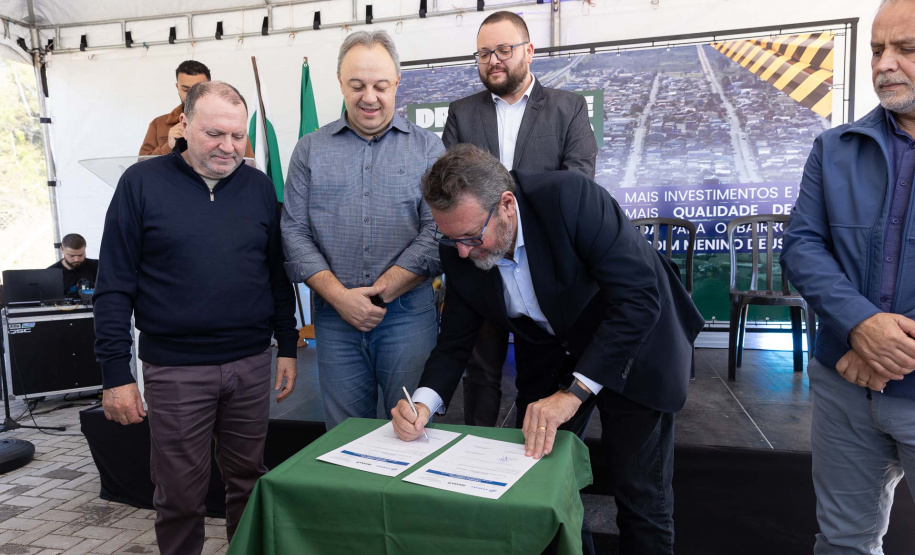 Parceria entre Sanepar e Prefeitura vai destinar R$ 3,6 milhões para obras de proteção ambiental em Quatro Barras