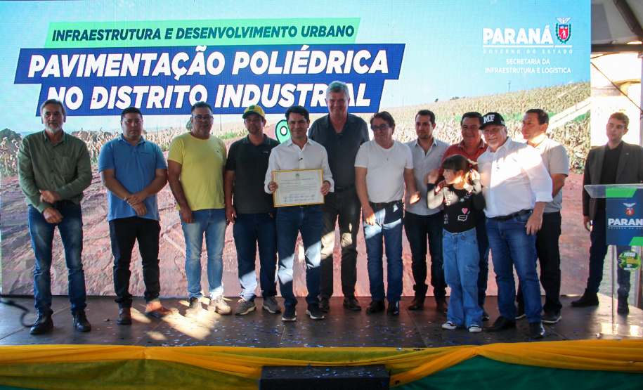 Governo do Estado autoriza início das obras de pavimentação no Distrito Industrial de Jaguariaíva