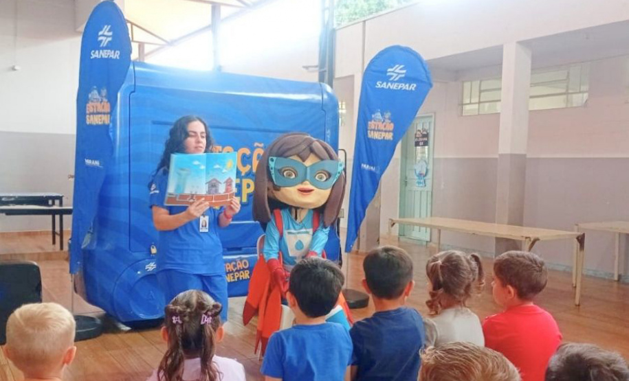 Estação Sanepar ensina 310 mil estudantes a proteger rios e economizar água
