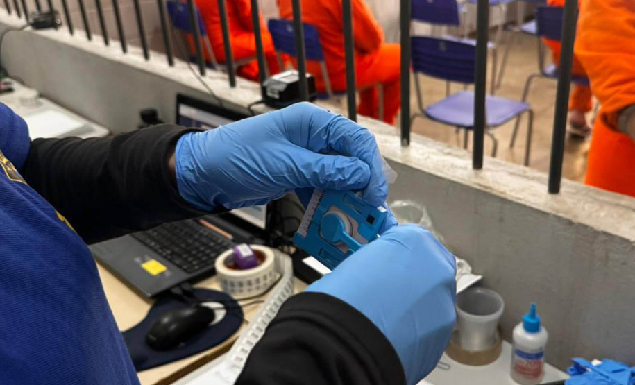 PPPR e PCIPR realizam 775 coletas de DNA em unidades penais da região de Foz do Iguaçu
