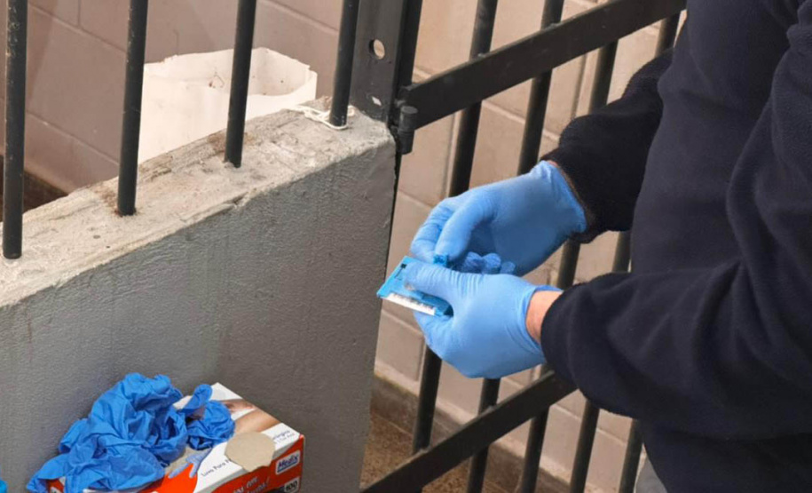 PPPR e PCIPR realizam 775 coletas de DNA em unidades penais da região de Foz do Iguaçu