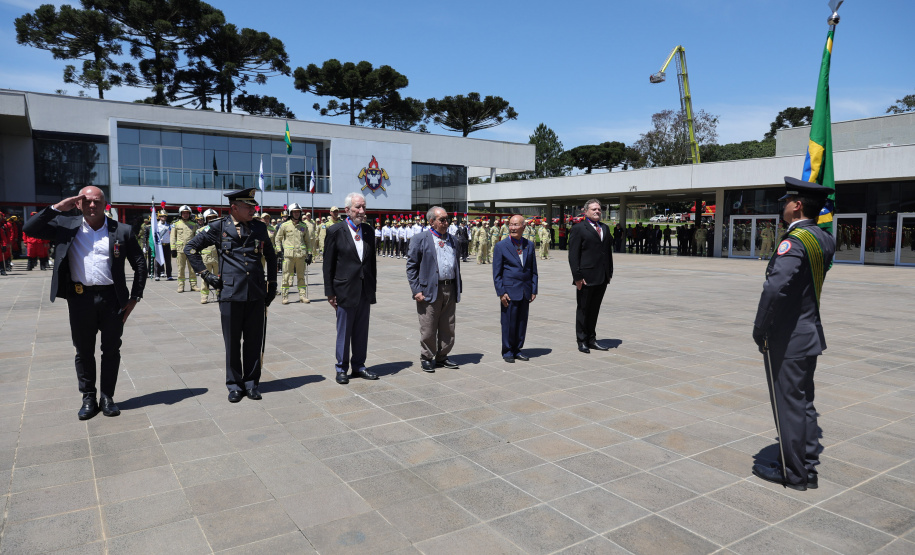 O governador Darci Piana participou nesta quinta-feira (8) do Aniversario bombeiros no Guatupê