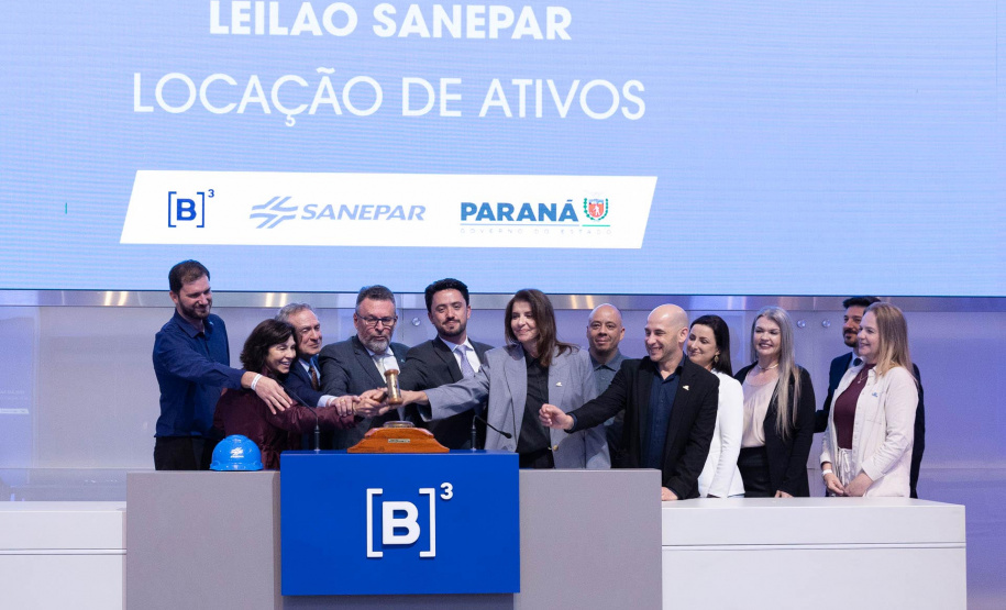 Sanepar define Consórcio Águas do Paraná como vencedor do leilão de megaprojeto no Norte do estado