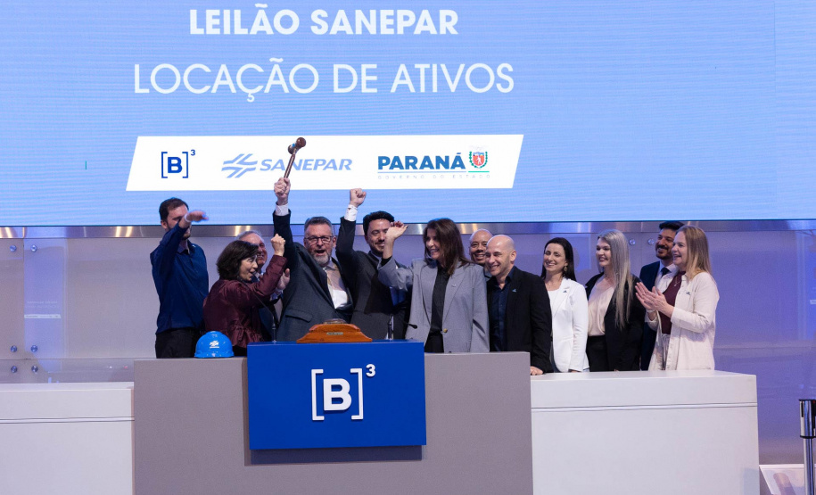 Sanepar define Consórcio Águas do Paraná como vencedor do leilão de megaprojeto no Norte do estado
