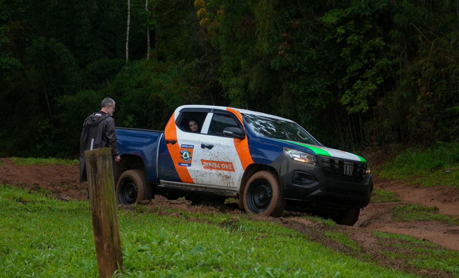 Defesa Civil - treinamento veículos 4X4