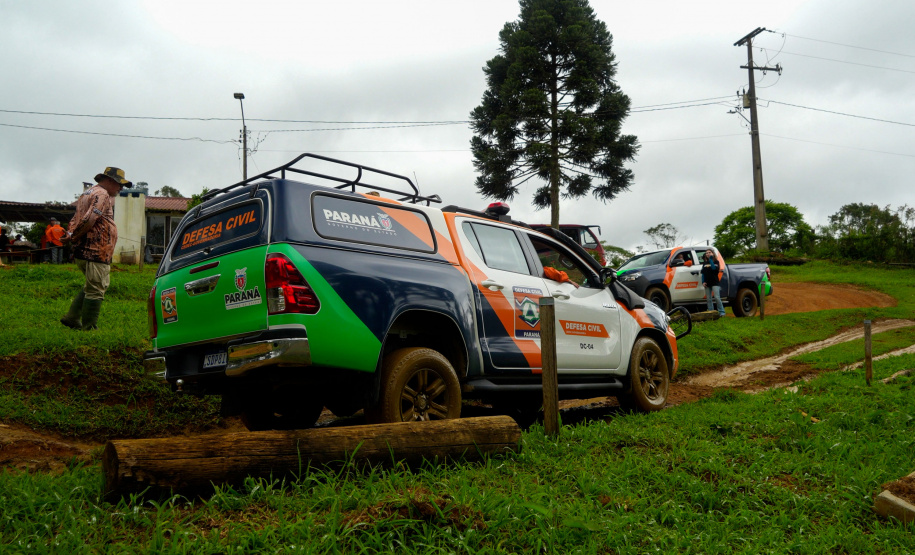 Defesa Civil - treinamento veículos 4X4