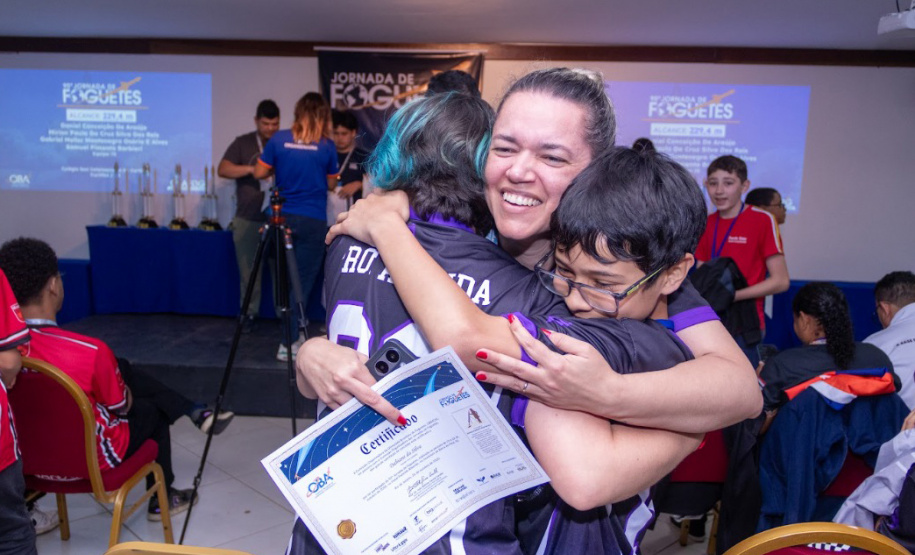 Estudantes da rede estadual conquistam ouro inédito na 95ª Jornada de Foguetes