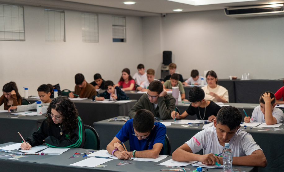 Estudantes da rede estadual participam de imersão preparatória para Olimpíada Brasileira de Matemática