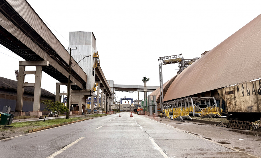 Primeira interligação do Moegão com terminal privado será feita neste domingo