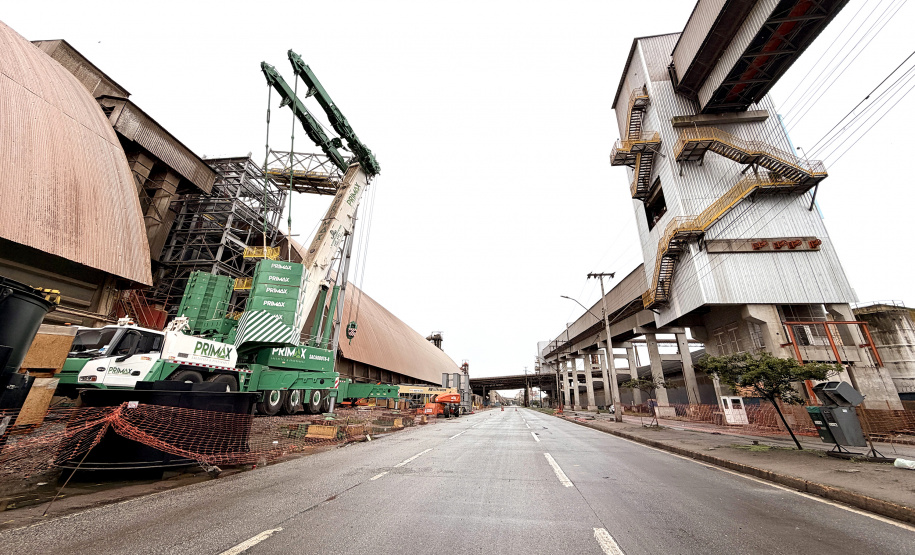 Primeira interligação do Moegão com terminal privado será feita neste domingo