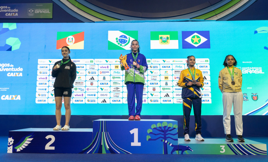 Paraná conquista 34 medalhas no primeiro bloco dos Jogos da Juventude em Foz do Iguaçu