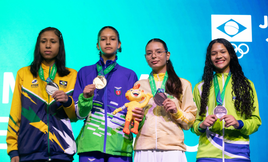 Paraná conquista 34 medalhas no primeiro bloco dos Jogos da Juventude em Foz do Iguaçu