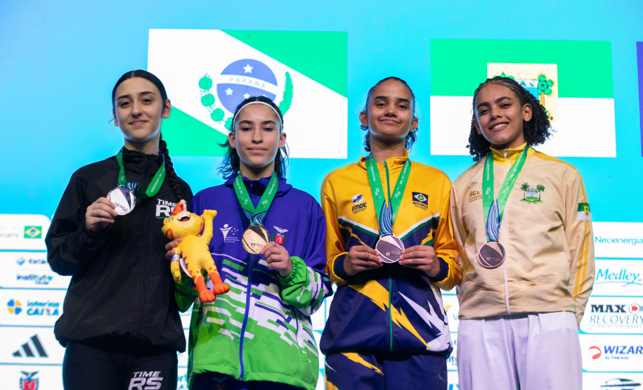 Paraná conquista 34 medalhas no primeiro bloco dos Jogos da Juventude em Foz do Iguaçu