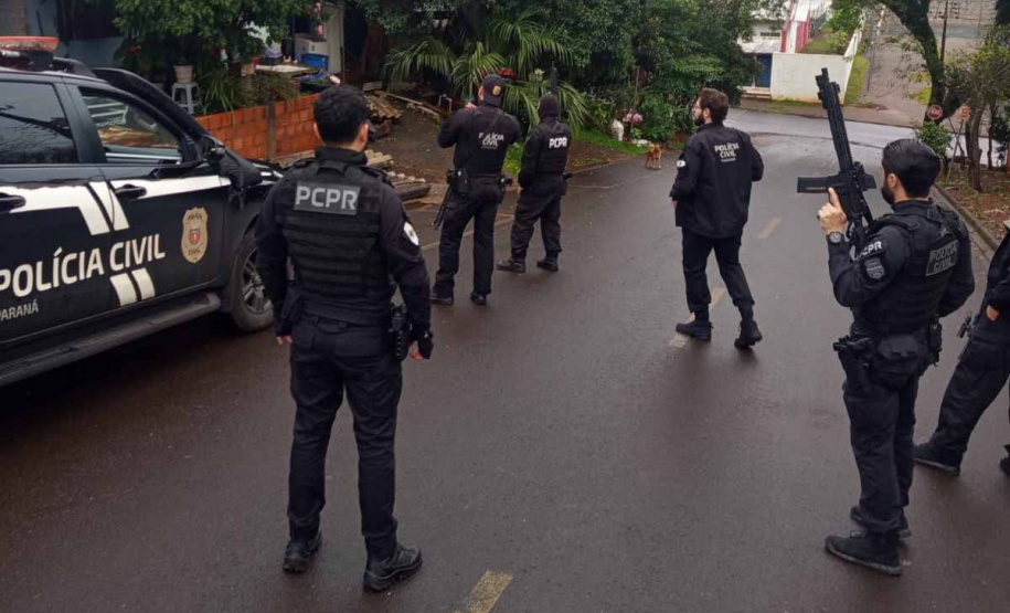 PCPR realiza megaoperação com 215 mandados contra organização criminosa em três estados