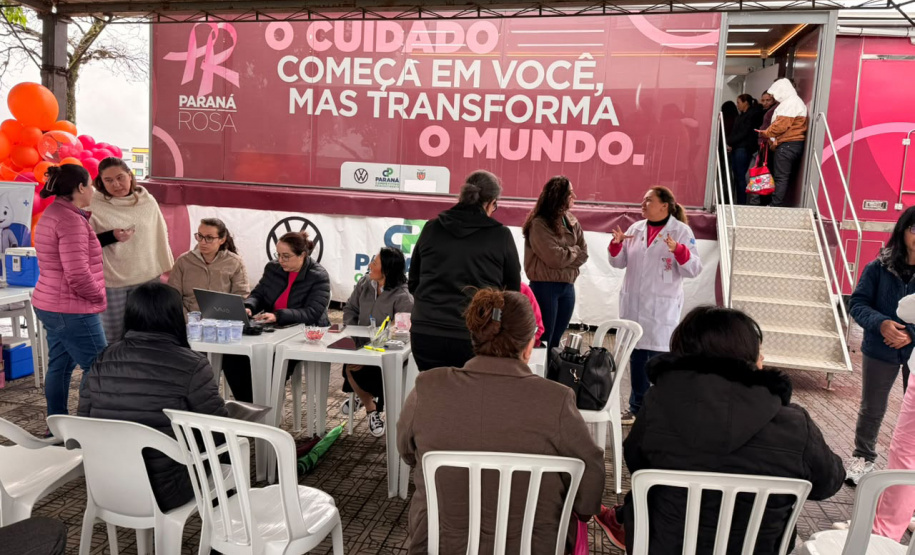 Paraná atinge marca de 35 mil atendimentos na Carreta Saúde da Mulher em 2026