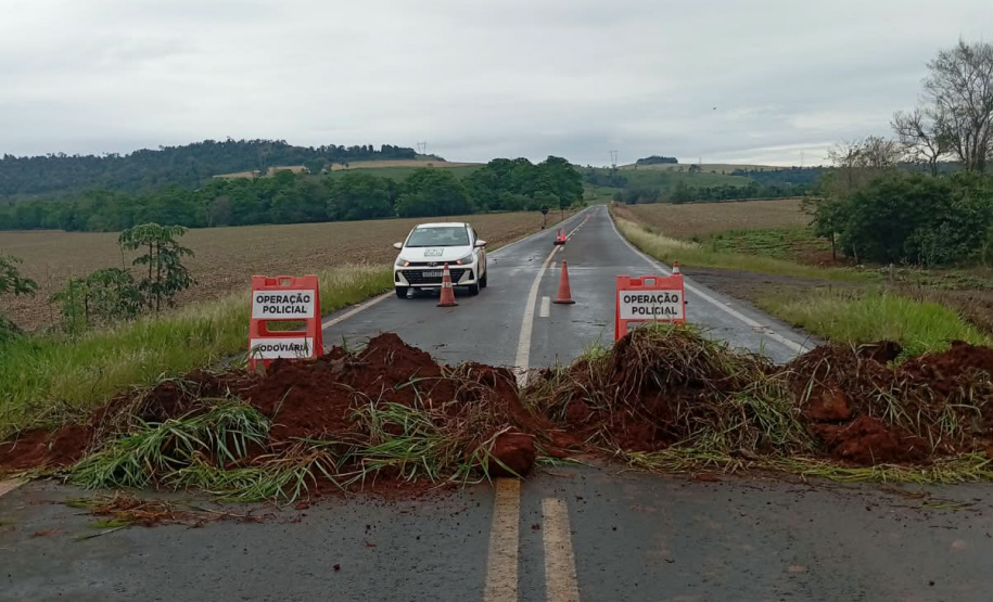 DER/PR alerta para interdições em rodovias estaduais
