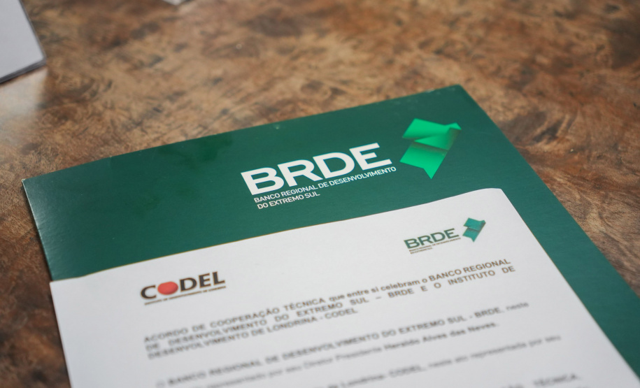 BRDE e Codel firmam parceria para apoiar investimentos em Londrina