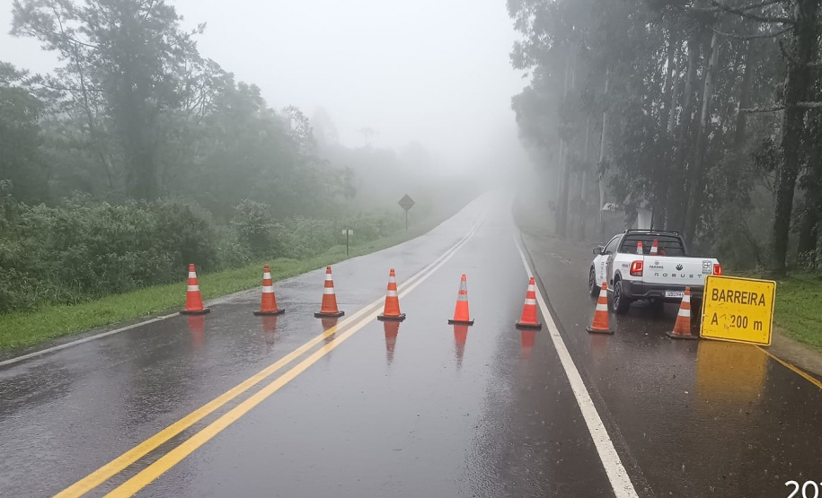 Estado trabalha na desobstrução de rodovias estaduais